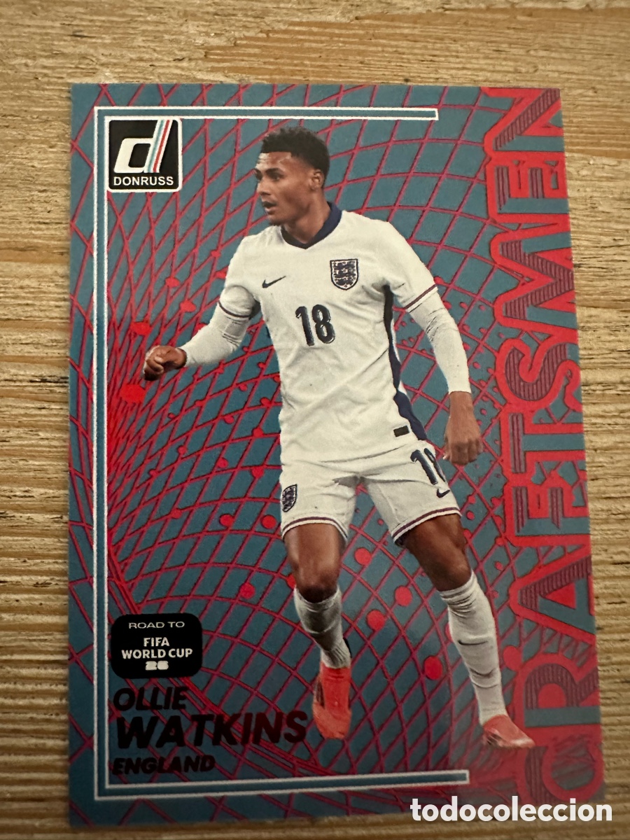 Trading Cards: OLLIE WATKINS INGLATERRA CRAFTSMEN 6 RED PARALLEL DONRUSS ROAD TO FIFA WORLD CUP 2026 PANINI