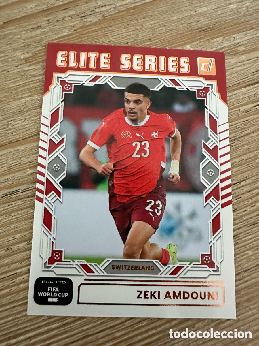 Trading Cards: ZEKI AMDOUNI SUIZA ELITE SERIES 23 DONRUSS ROAD TO FIFA WORLD CUP 2026 MUNDIAL USA CAN MEX PANINI