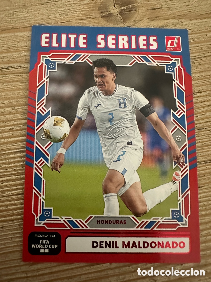 Trading Cards: DENIL MALDONADO HONDURAS ELITE SERIES 13 RED PARALLEL DONRUSS ROAD TO FIFA WORLD CUP 2026 PANINI