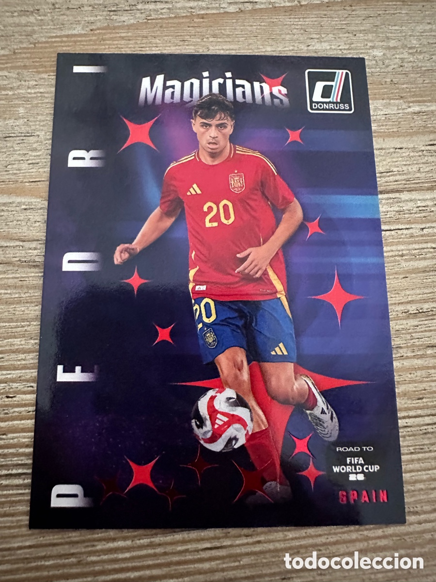 Trading Cards: PEDRI ESPA&Ntilde;A MAGICIANS 24 DONRUSS ROAD TO FIFA WORLD CUP 2026 MUNDIAL USA CAN MEX 26 PANINI