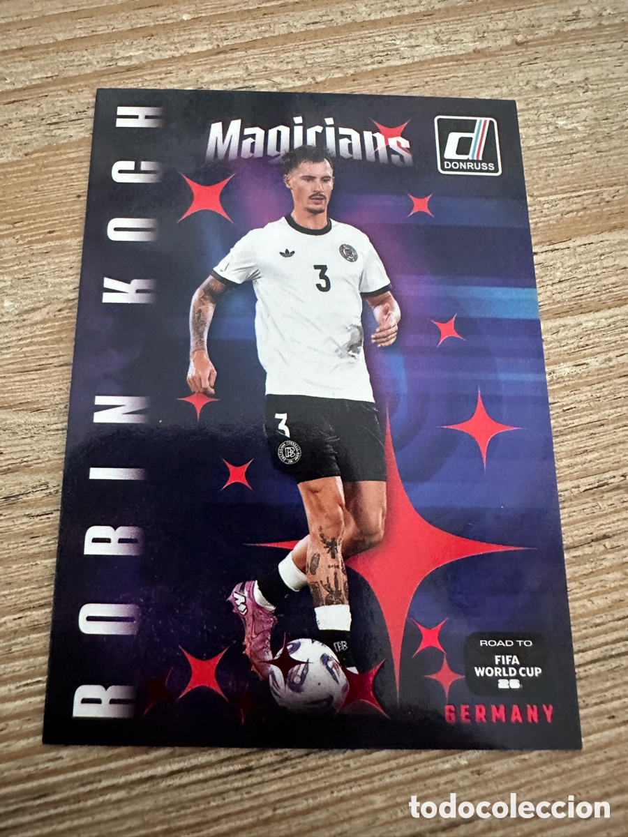 Trading Cards: ROBIN KOCH ALEMANIA MAGICIANS 21 RED PARALLEL DONRUSS ROAD TO FIFA WORLD CUP 2026 PANINI