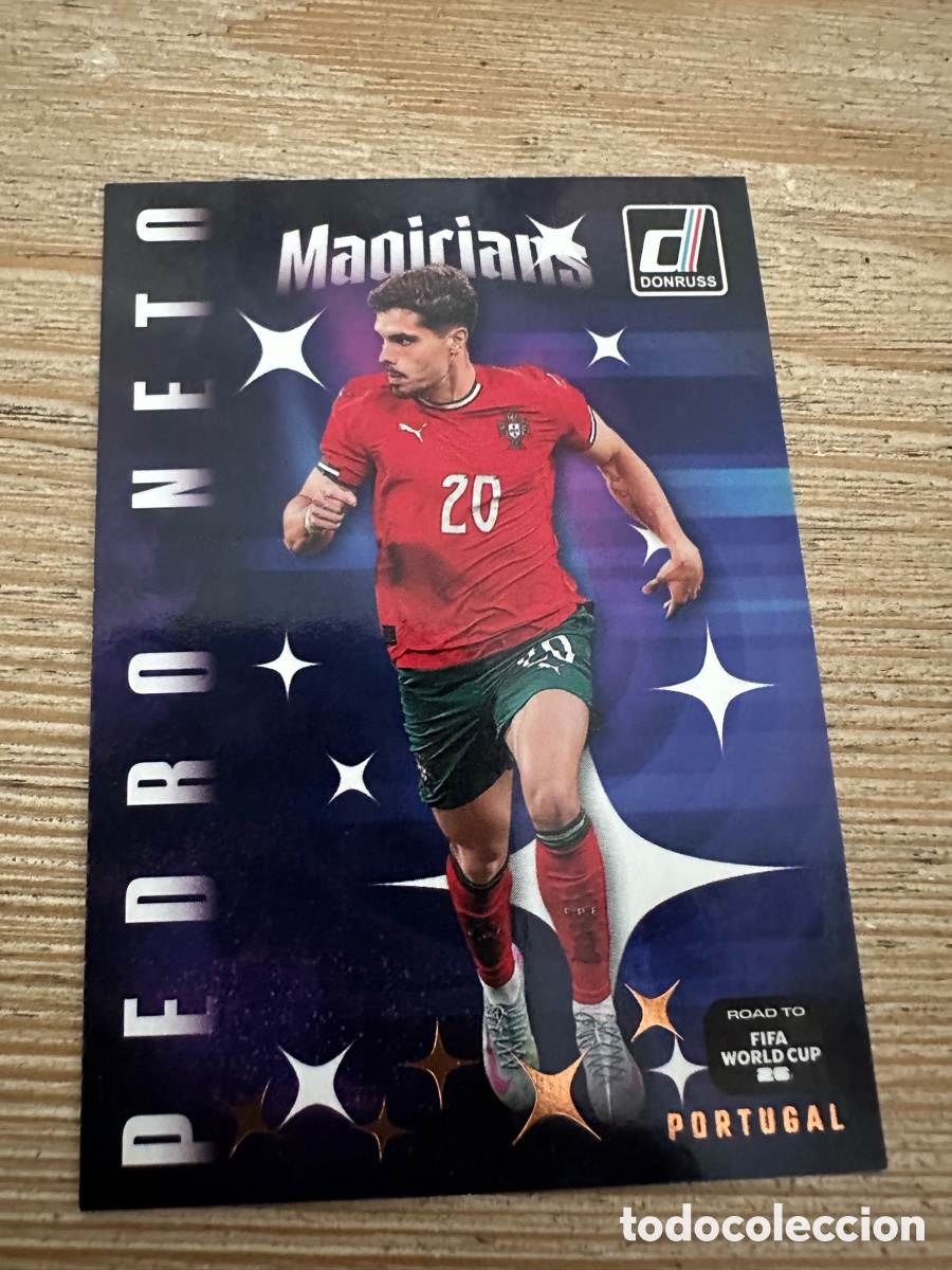 Trading Cards: PEDRO NETO PORTUGAL MAGICIANS 18 DONRUSS ROAD TO FIFA WORLD CUP 2026 MUNDIAL 26 PANINI