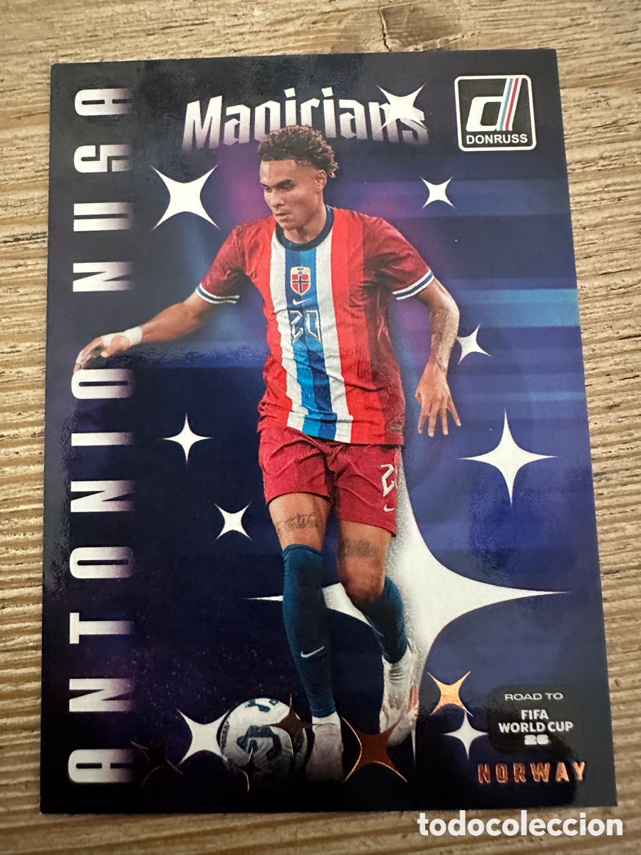 Trading Cards: ANTONIO NUSA NORUEGA MAGICIANS 6 DONRUSS ROAD TO FIFA WORLD CUP 2026 MUNDIAL 26 PANINI