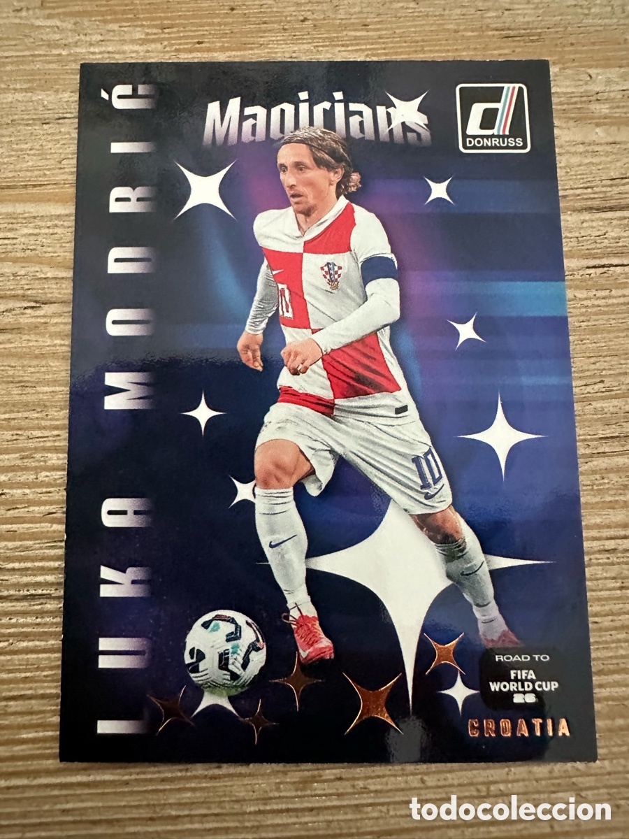 Trading Cards: LUKA MODRIC CROACIA MAGICIANS 5 DONRUSS ROAD TO FIFA WORLD CUP 2026 MUNDIAL 26 PANINI