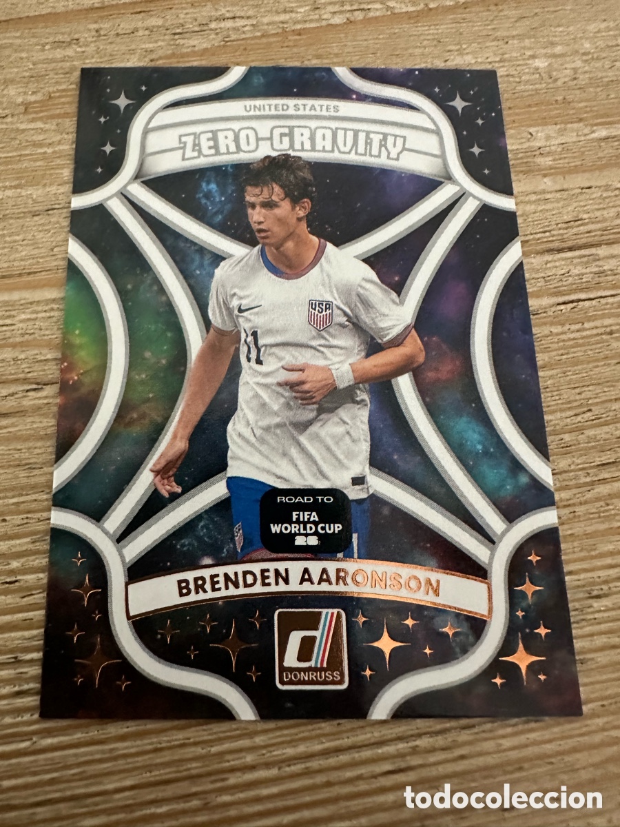 Trading Cards: BRENDEN AARONSON USA ZERO GRAVITY 13 DONRUSS ROAD TO FIFA WORLD CUP 2026 PANINI
