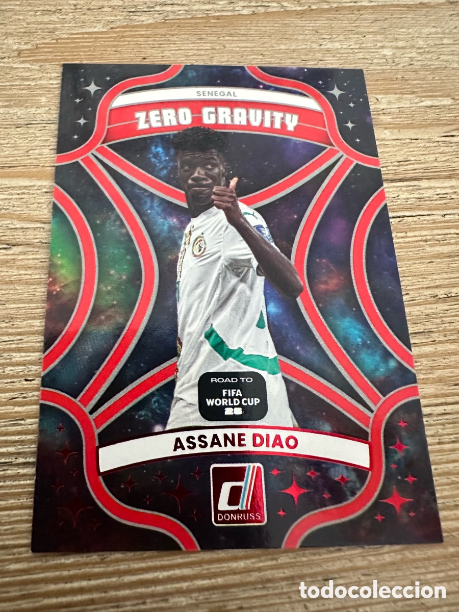 Trading Cards: ASSANE DIAO SENEGAL ZERO GRAVITY 8 RED PARALLEL DONRUSS ROAD TO FIFA WORLD CUP 2026 PANINI