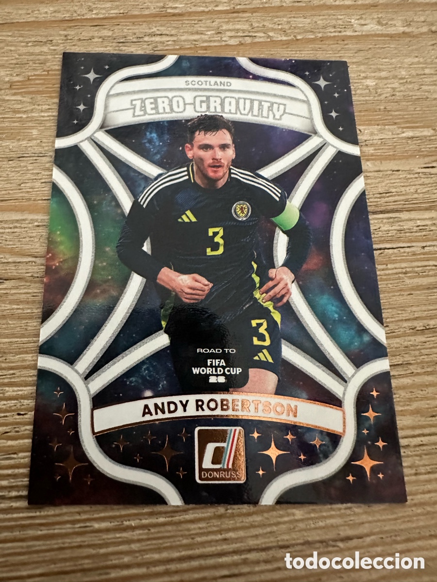 Trading Cards: ANDY ROBERTSON ESCOCIA ZERO GRAVITY 7 DONRUSS ROAD TO FIFA WORLD CUP 2026 PANINI