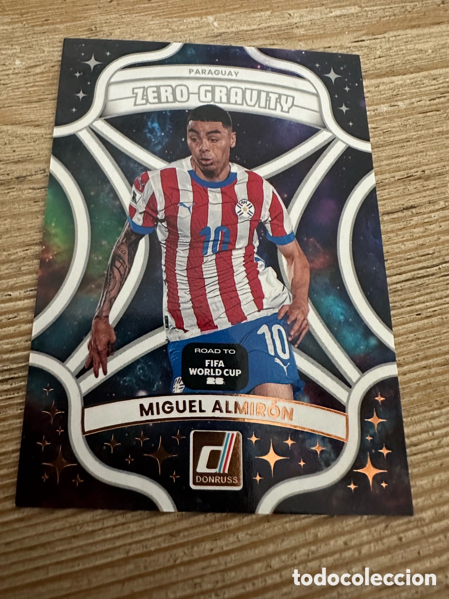Trading Cards: MIGUEL ALMIRON PARAGUAY ZERO GRAVITY 3 DONRUSS ROAD TO FIFA WORLD CUP 2026 PANINI