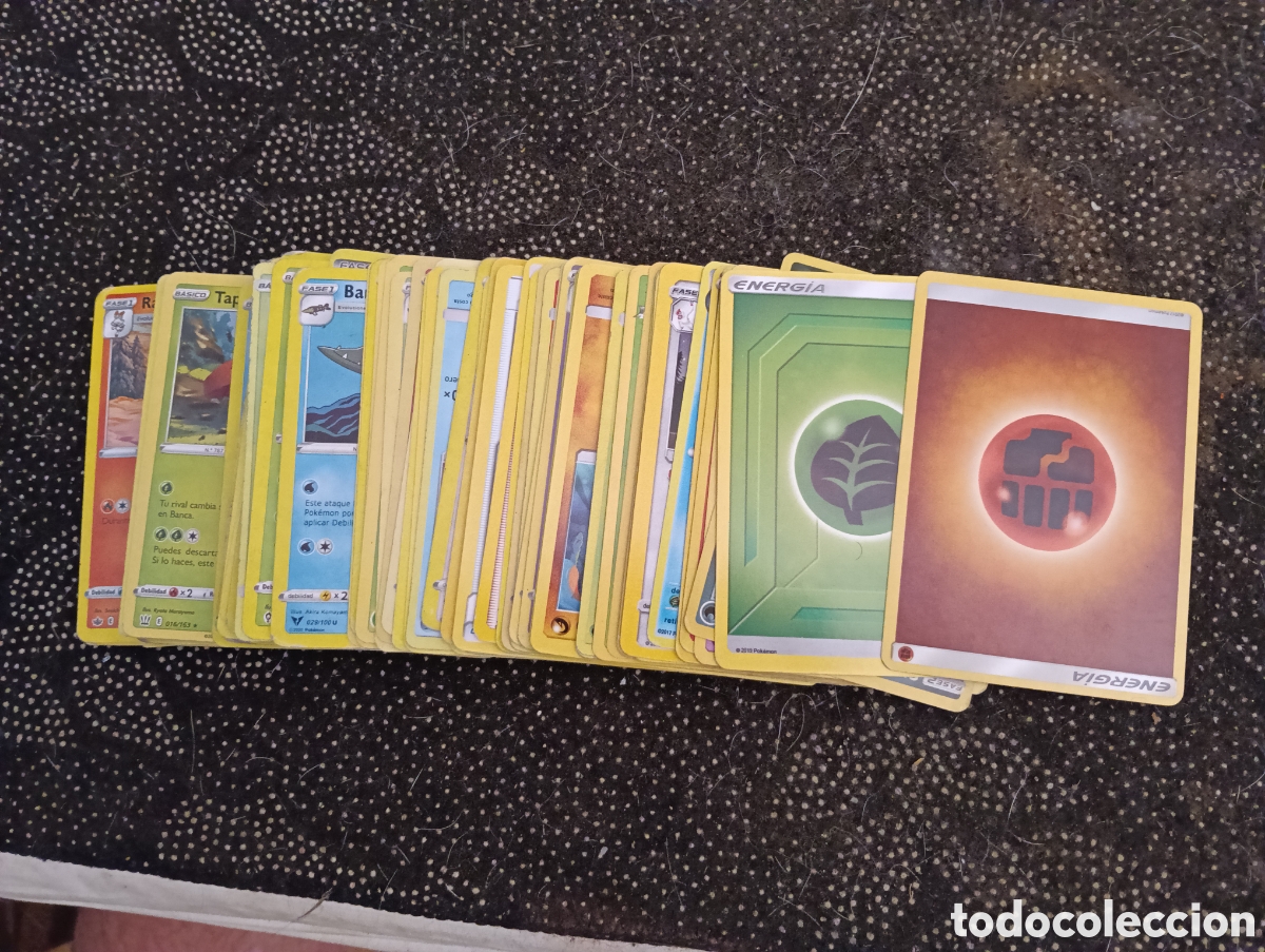 Trading Cards: Lote de 60 cartas usadas y variadas POK&Eacute;MON no se si son originales