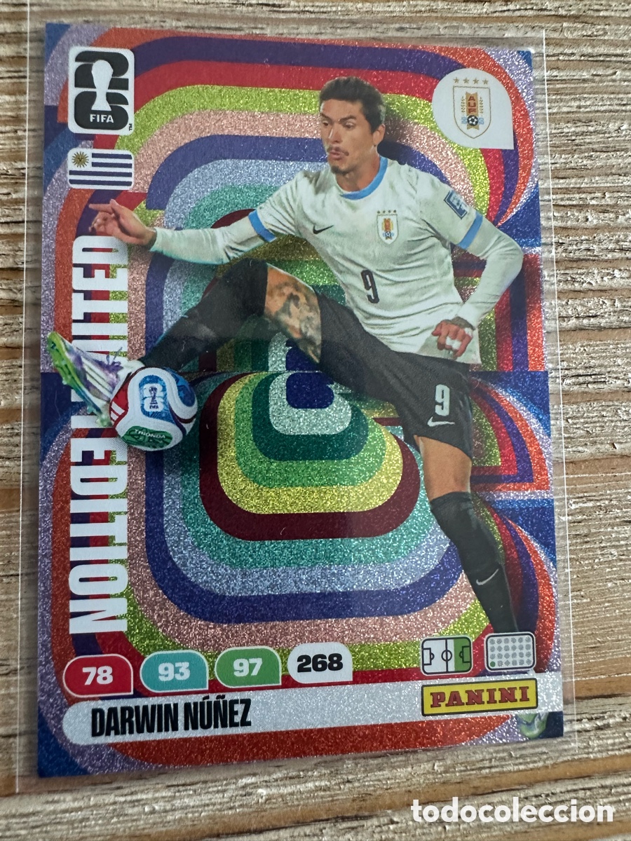 Trading Cards: DARWIN NU&Ntilde;EZ URUGUAY LIMITED EDITION ADRENALYN XL PANINI MUNDIAL WORLD CUP 2026 USA CAN MEX