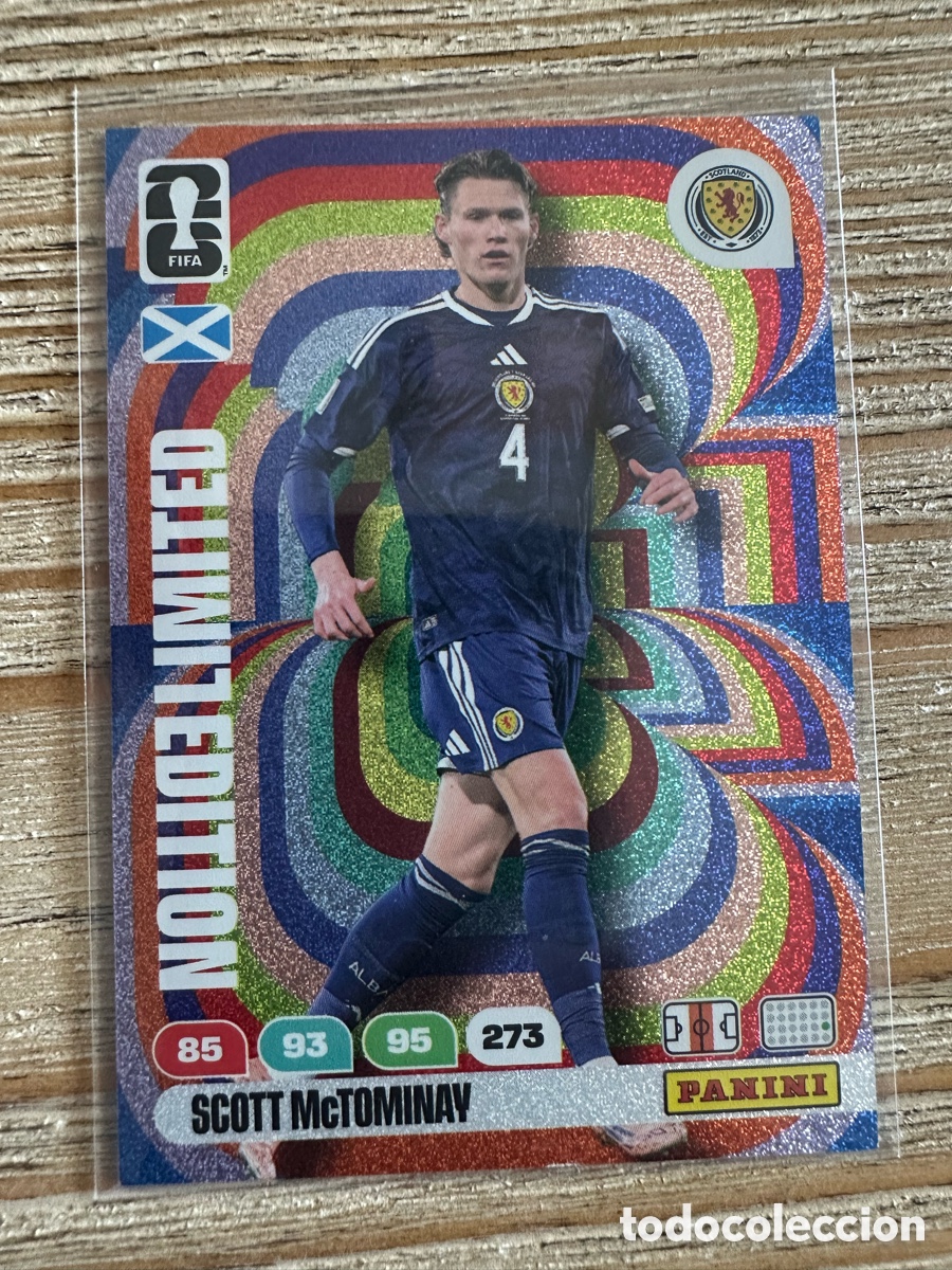 Trading Cards: SCOTT MCTOMINAY ESCOCIA LIMITED EDITION ADRENALYN XL PANINI MUNDIAL WORLD CUP 2026 USA CAN MEX