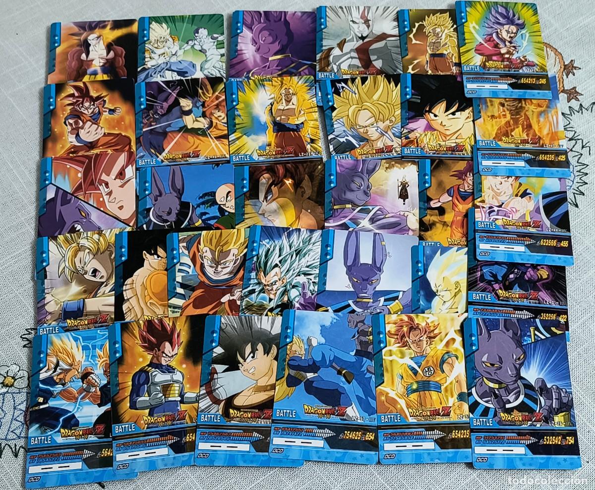 Trading Cards: LOTE 31 CARTAS - DRAGON BALL Z / LA BATALLA DE LOS DIOSES