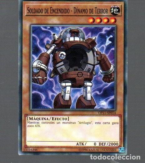 Trading Cards: CROMO KONAMI YU-GI-OH SOLDADO DE ENCENDIDO DINAMO DETERROR EN031 DEL A&Ntilde;O 1996
