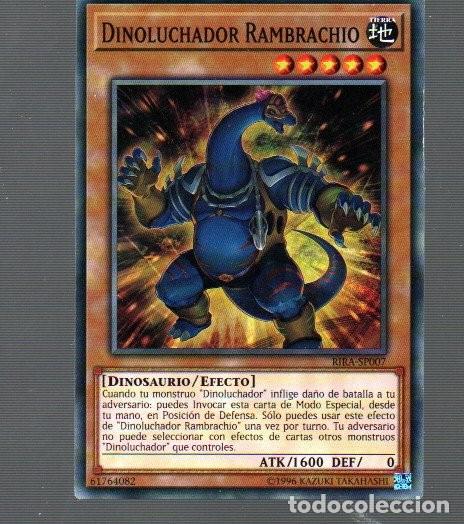 Trading Cards: CROMO KONAMI YU-GI-OH DINOLUCHADOR RAM BRACHIO EP007 DEL A&Ntilde;O 1996