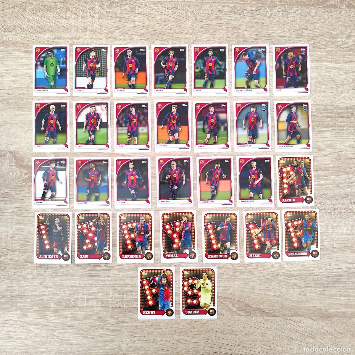 Trading Cards: Set Completo Cartas FC Barcelona Topps