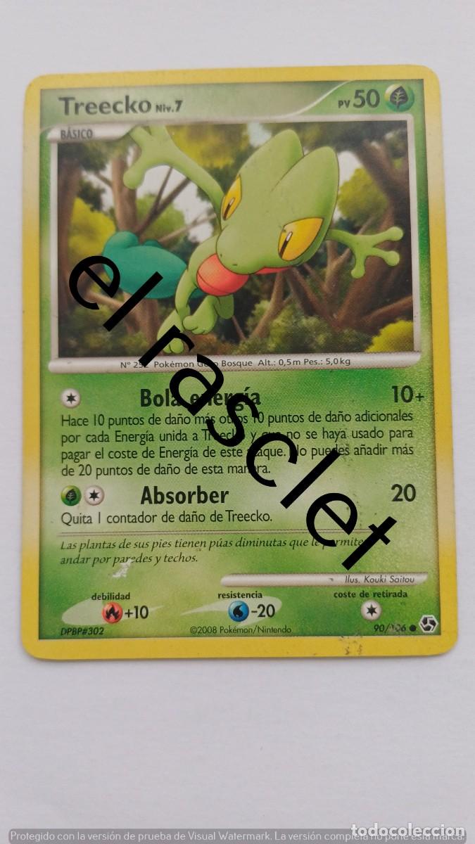 Trading Cards: CARTA TREECKO POKEM&Oacute;N 2007 - 90/106