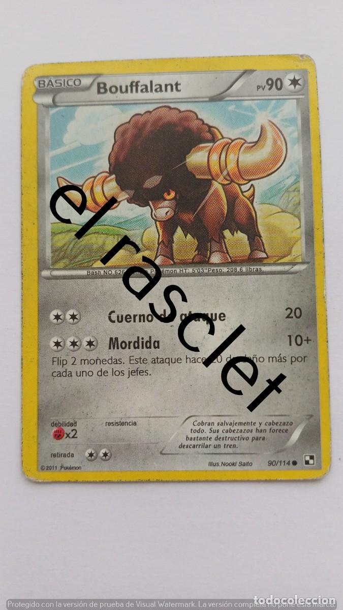 Trading Cards: CARTA BOUFFALANT - POKEM&Oacute;N 2007 - 90/114
