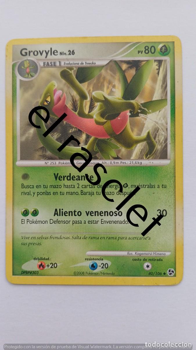 Trading Cards: CARTA GROVYLE- POKEM&Oacute;N 2007 - 40/106