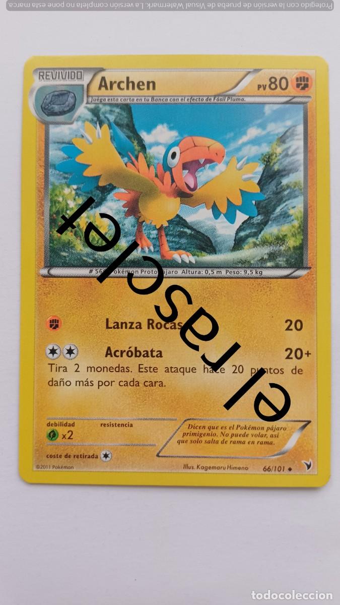 Trading Cards: CARTA ARCHEN- POKEM&Oacute;N 2007 - 66/101