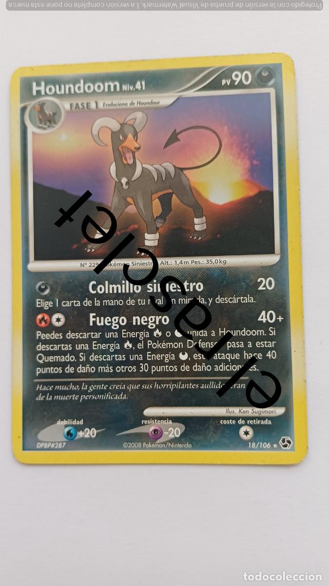 Trading Cards: CARTA HOUNDOOM- POKEM&Oacute;N 2007 - 18/106