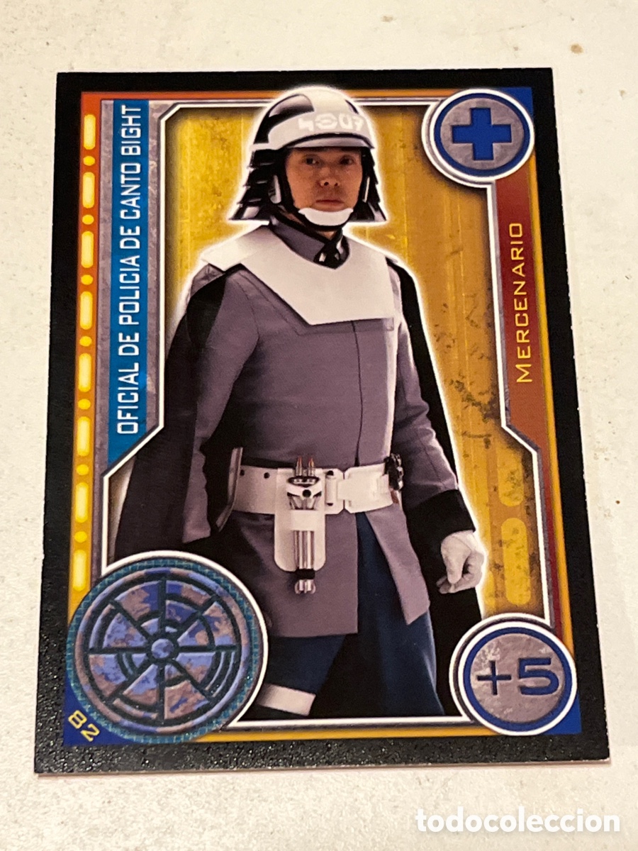 Trading Cards: Cromo Star Wars Topps Trading Card N&deg; 82 Oficial de Policia de Canto Bight