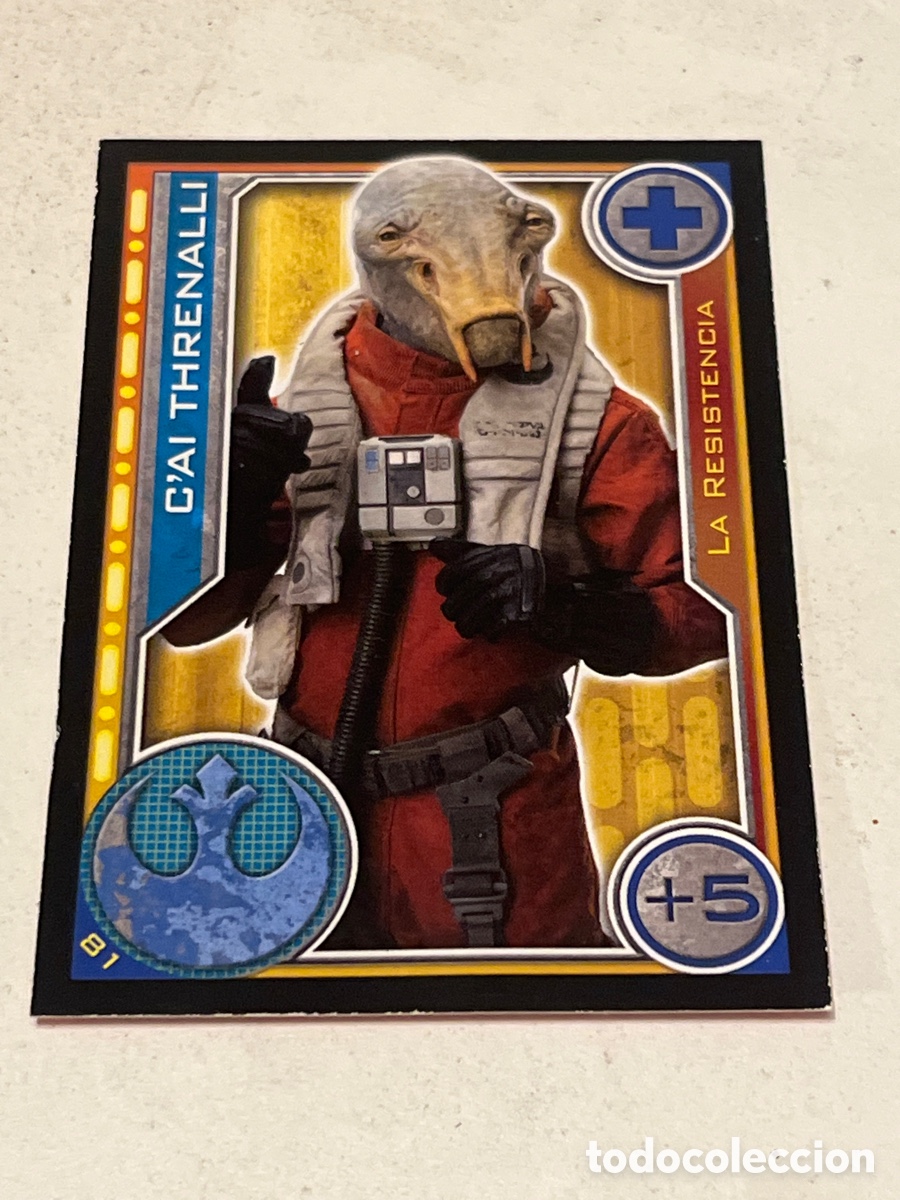Trading Cards: Cromo Star Wars Topps Trading Card N&deg; 81 C&rsquo;Ai Threnalli