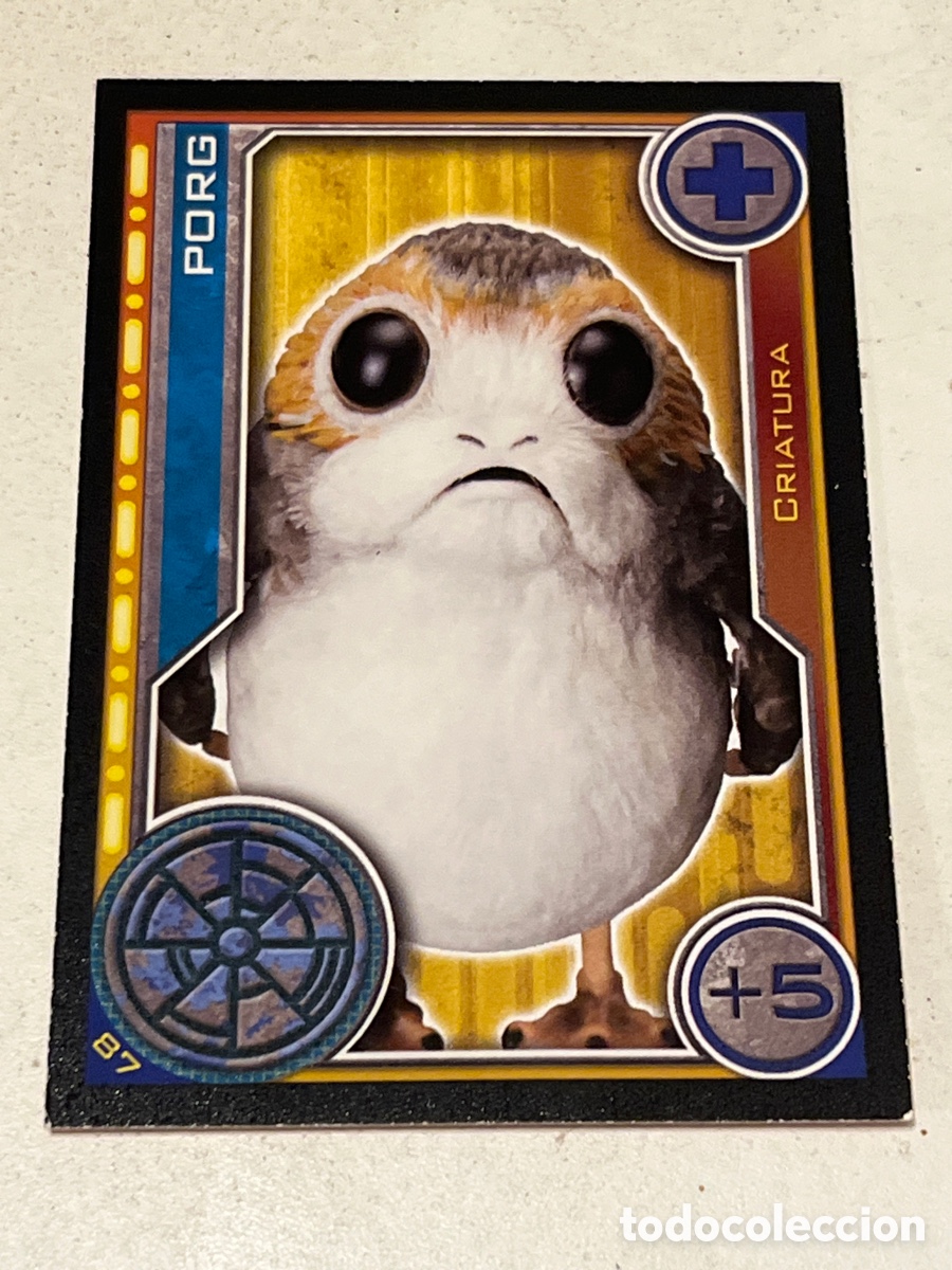 Trading Cards: Cromo Star Wars Topps Trading Card N&deg;87 Porg