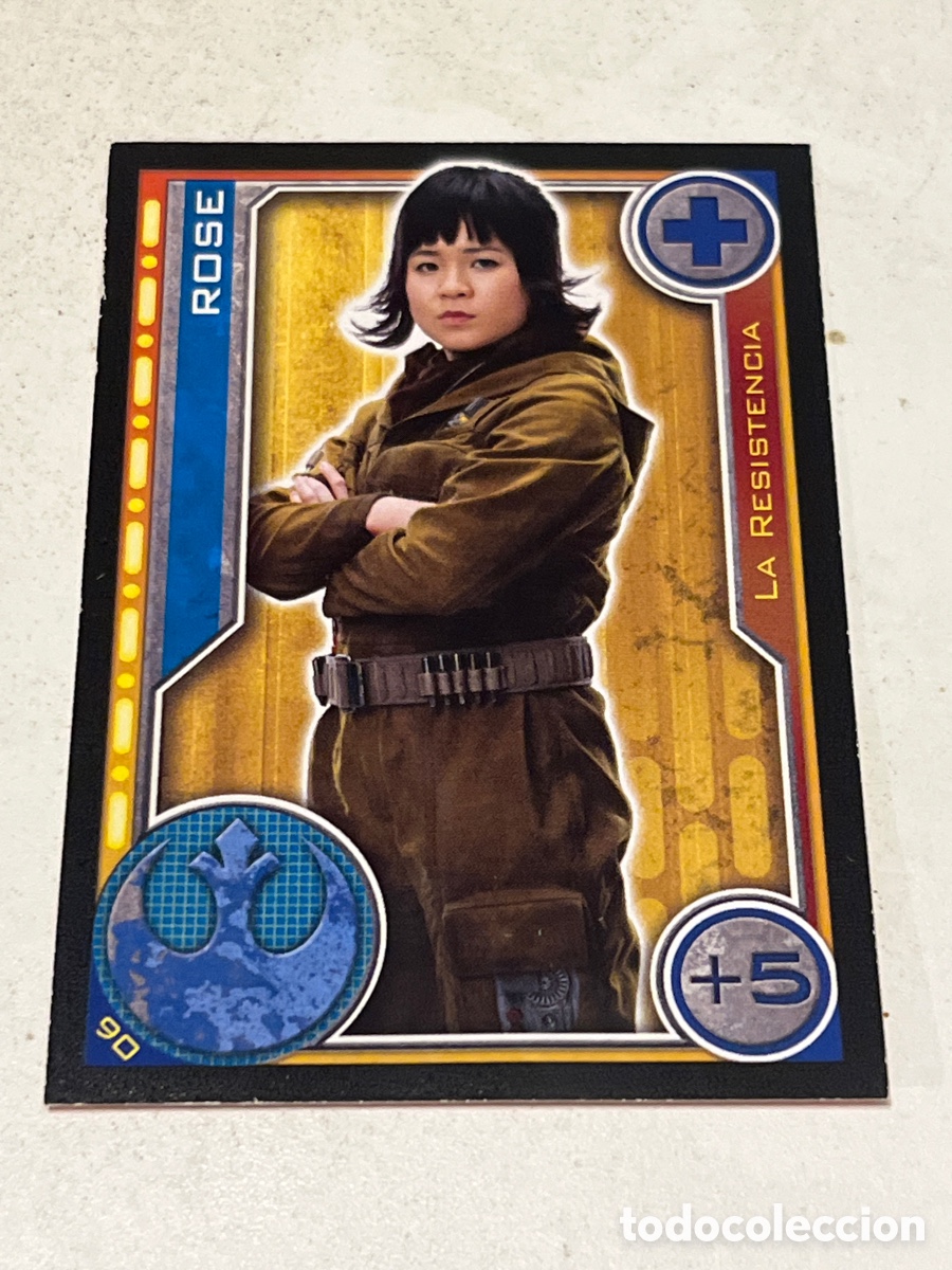Trading Cards: Cromo Star Wars Topps Trading Card N&deg;90 Rose