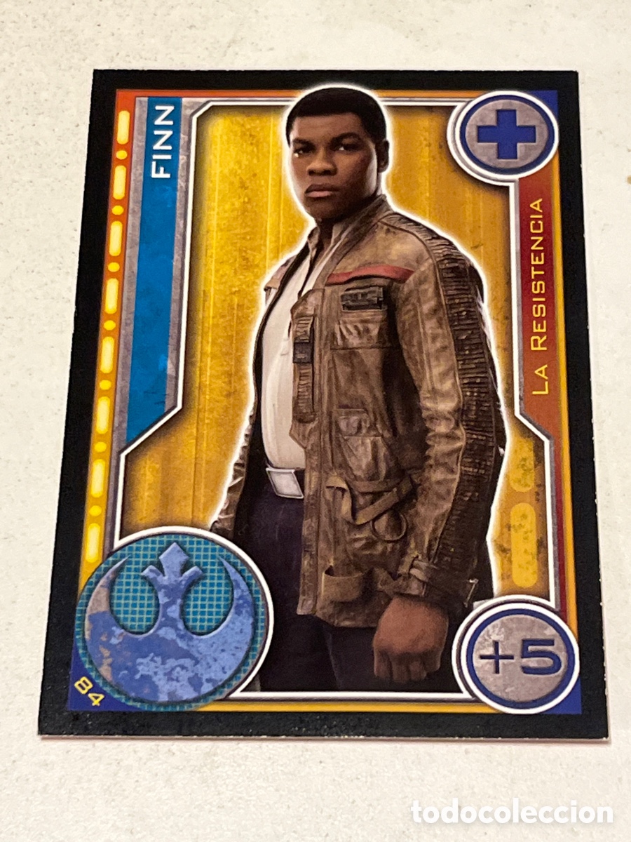 Trading Cards: Cromo Star Wars Topps Trading Card N&deg;84 Finn