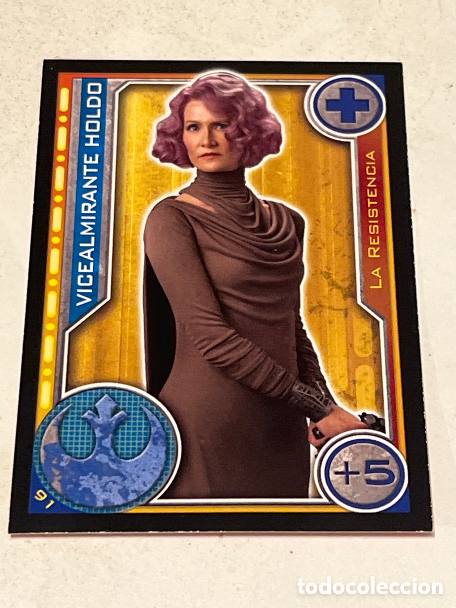 Trading Cards: Cromo Star Wars Topps Trading Card N&deg;91 Vicealmirante Holdo