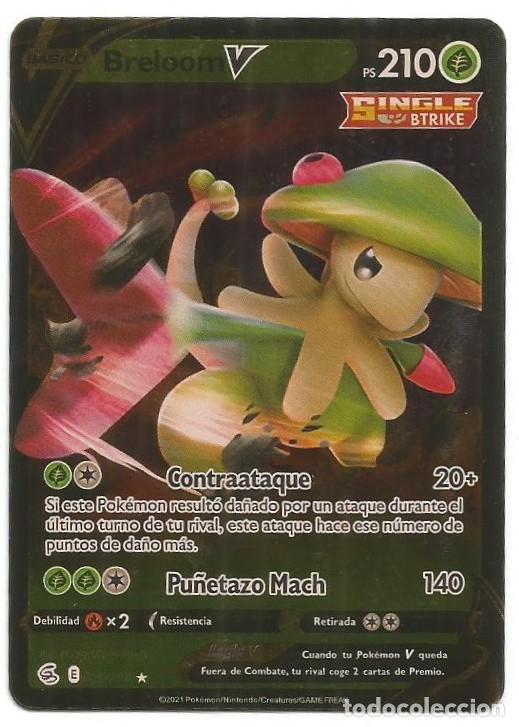 Trading Cards: BRELOOM - CASTELLANO CARTA POK&Eacute;MON - REVERSO DORADO - VER INFORMACI&Oacute;N