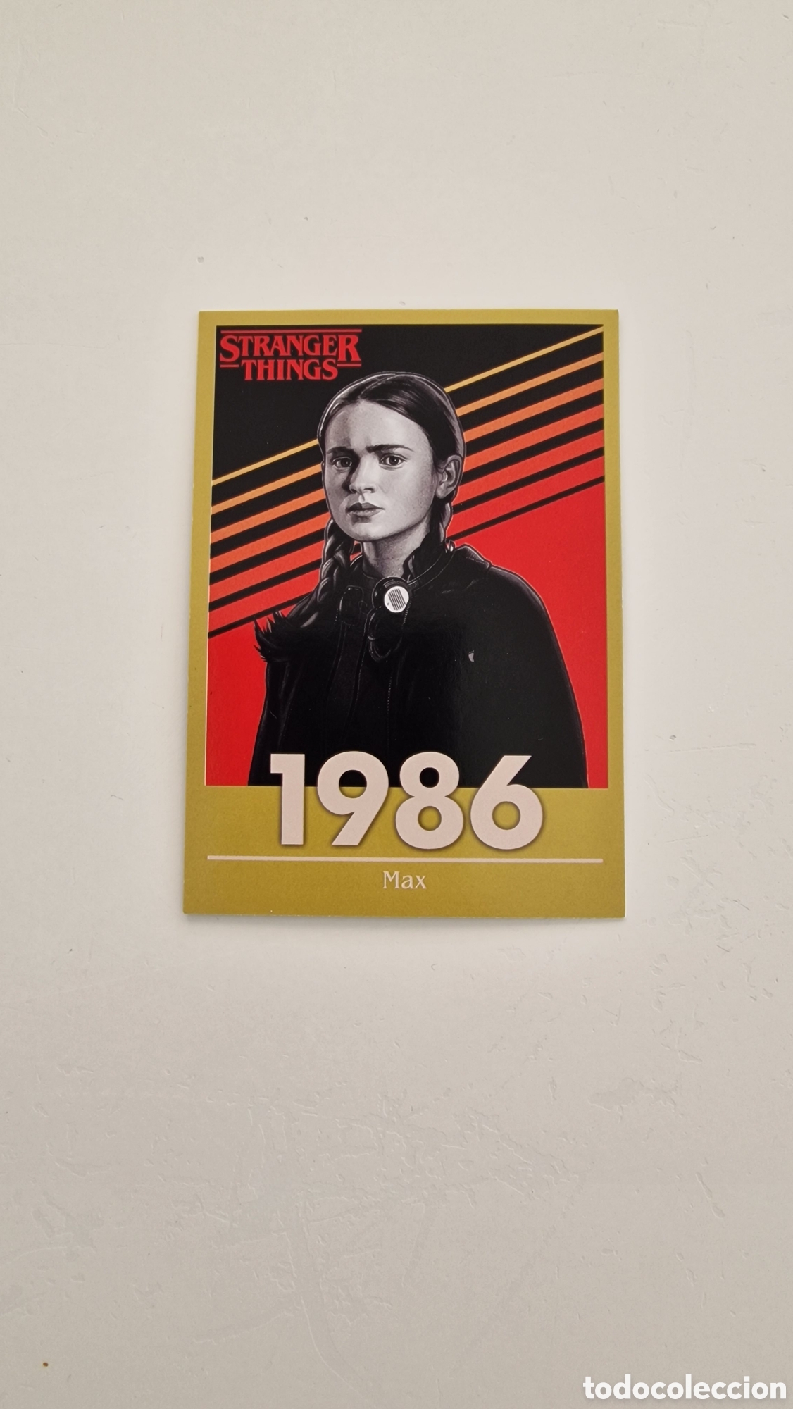 Trading Cards: 136 Max 1986 Stranger Things Tarjeta Oro Gold
