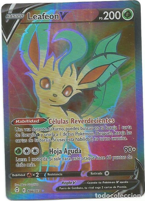 Trading Cards: LEAFEON - 166 - CASTELLANO - CARTA POK&Eacute;MON - VER INFORMACI&Oacute;N