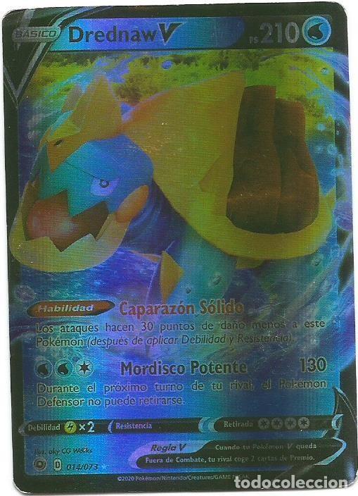 Trading Cards: DREDNAW V - 014 - 2020 - CASTELLANO - BRILLANTE - CARTA POK&Eacute;MON - VER INFORMACI&Oacute;N
