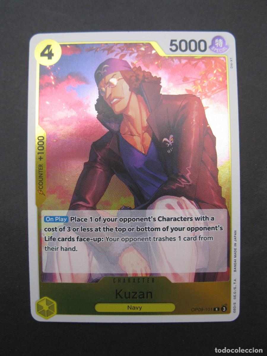Trading Cards: CARTA - ONE PIECE - TRADING CARD - KUZAN - EN INGL&Eacute;S - BANDAI.