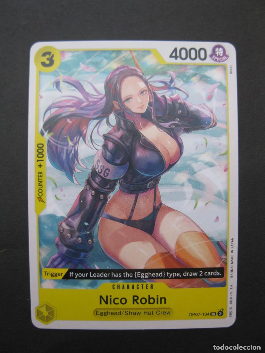 Figurine Collezionabili: CARTA - ONE PIECE - TRADING CARD - NICO ROBIN - EN INGL&Eacute;S - BANDAI.
