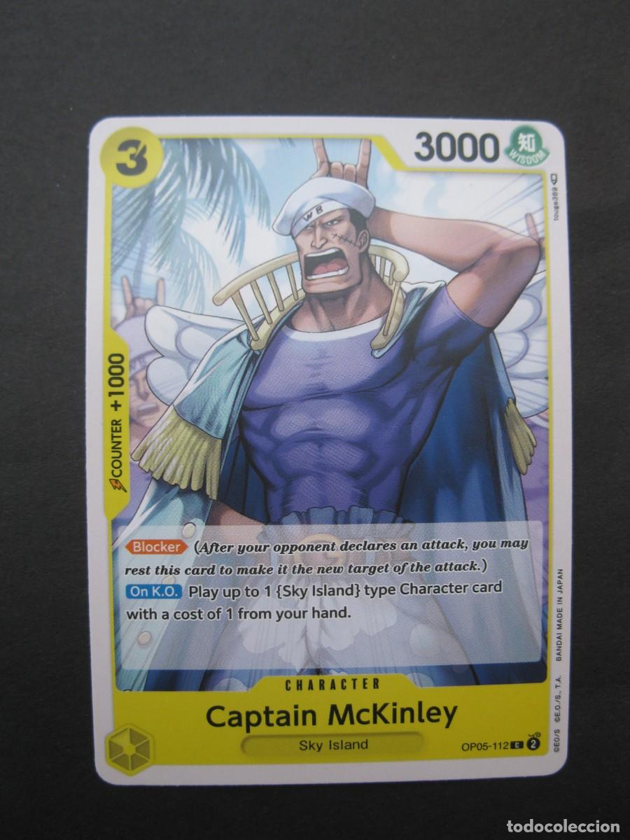 Figurine Collezionabili: CARTA - ONE PIECE - TRADING CARD - CAPTAIN McKINLEY - EN INGL&Eacute;S - BANDAI.