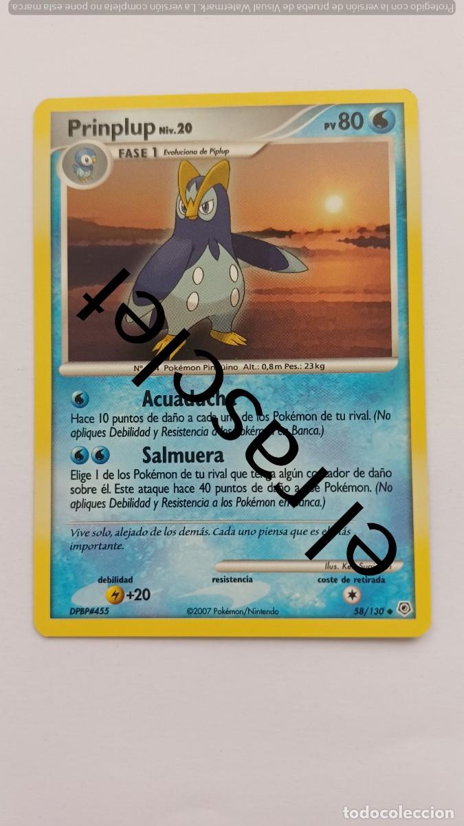 Trading Cards: CARTA PRINPLUP- POKEM&Oacute;N 2007 - 58/130