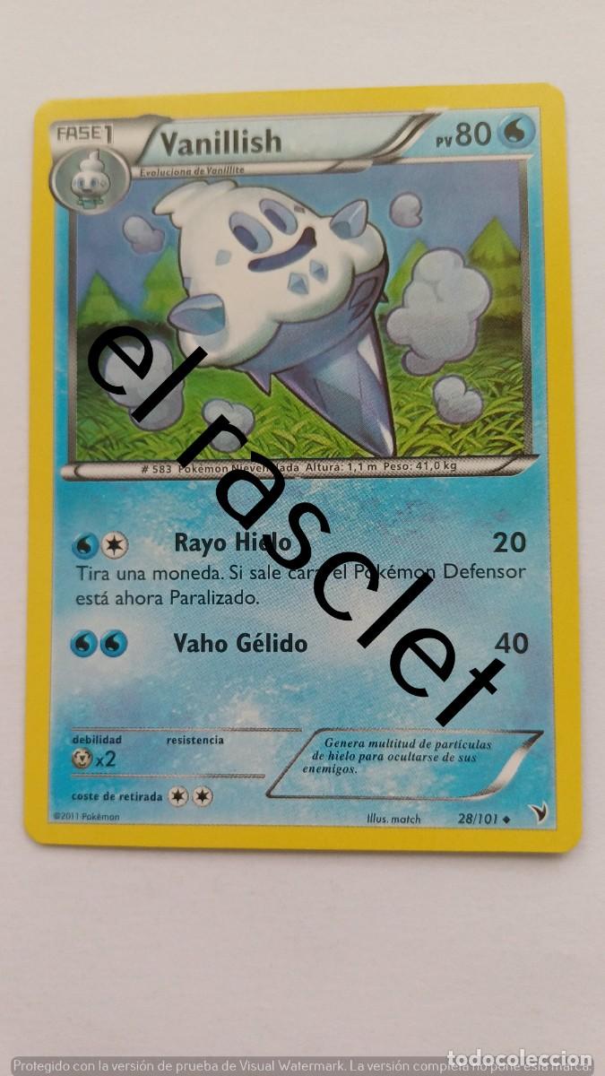 Trading Cards: CARTA VANILLISH- POKEM&Oacute;N 2007 - 28/101