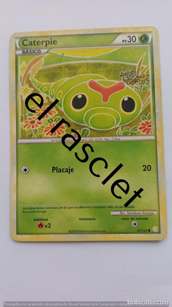 Trading Cards: CARTA CATERPIE- POKEM&Oacute;N 2007 - 57/123