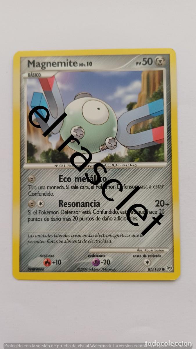 Trading Cards: CARTA MAGNEMITE- POKEM&Oacute;N 2007 - 87/130