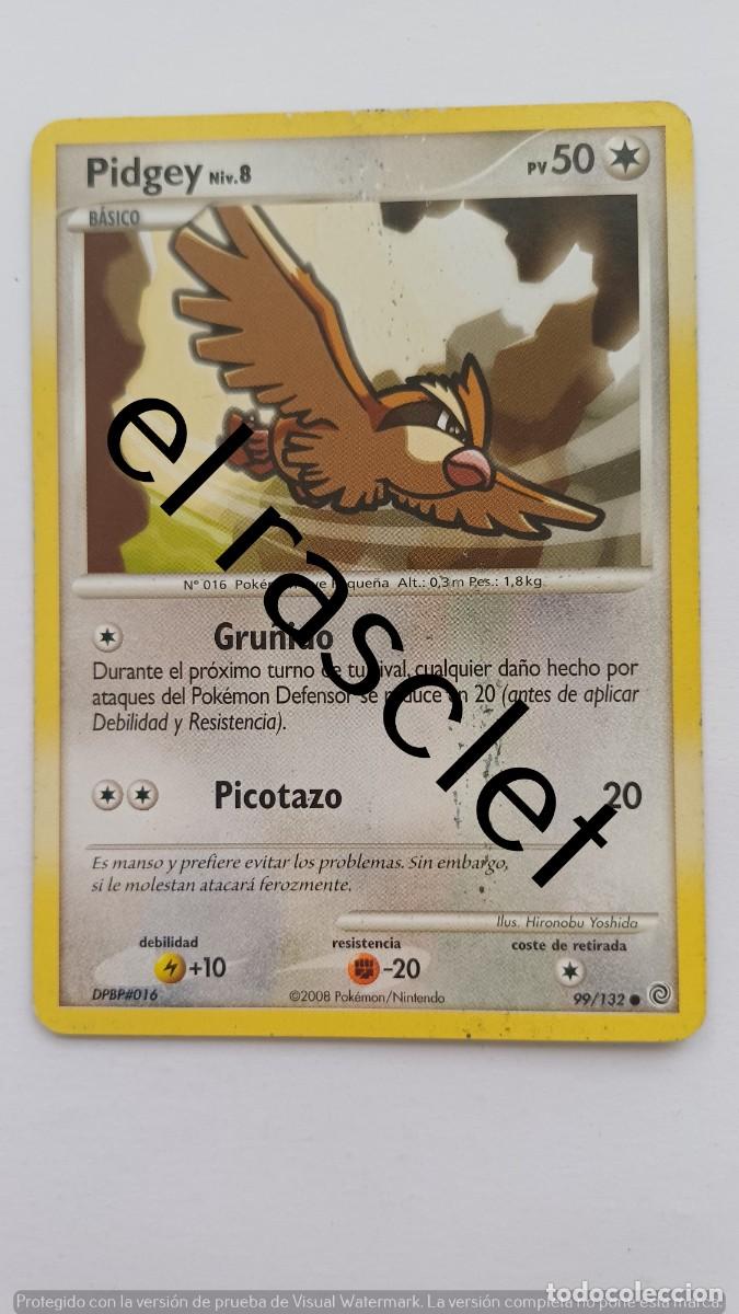 Trading Cards: CARTA PIDGEY- POKEM&Oacute;N 2007 - 99/132