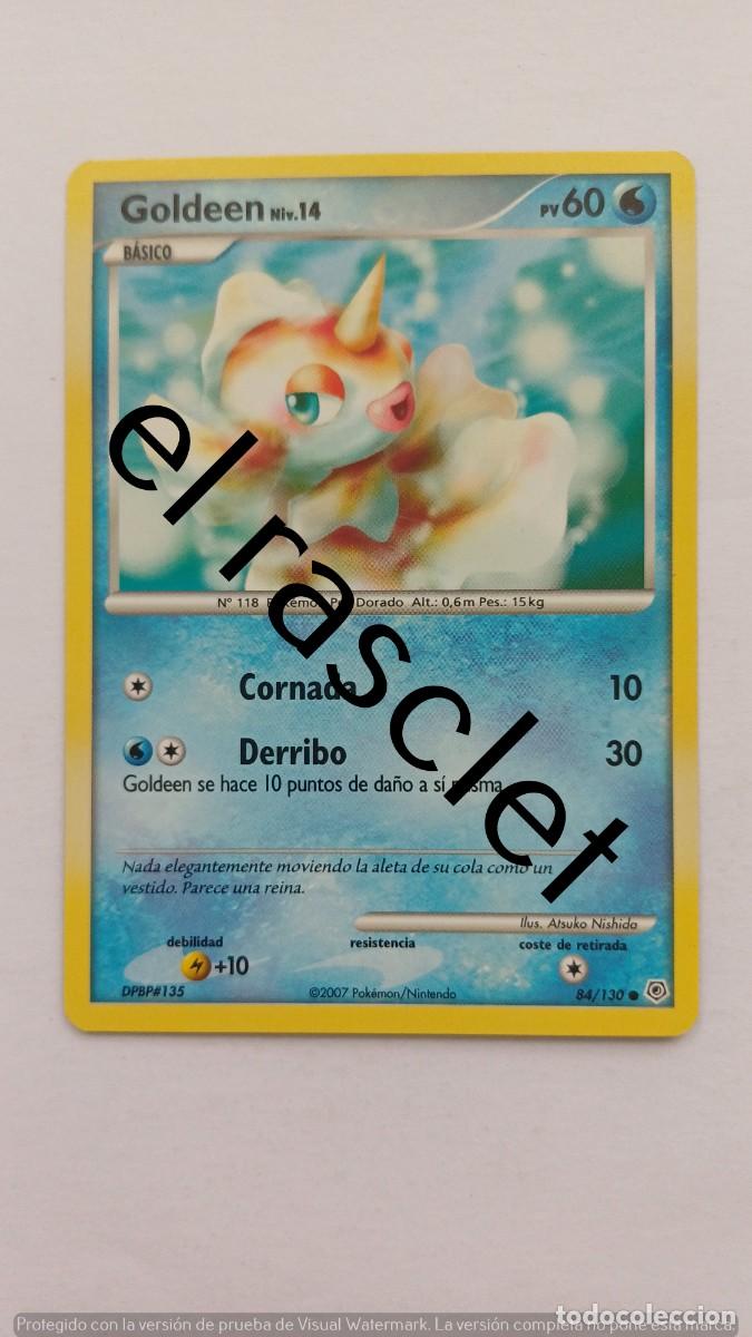 Trading Cards: CARTA GOLDEEN- POKEM&Oacute;N 2007 -84/130