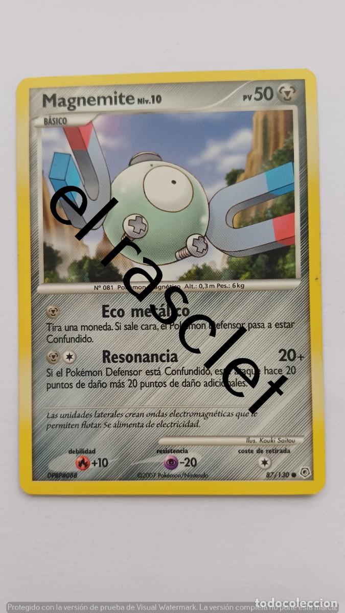 Trading Cards: CARTA MAGNETON- POKEM&Oacute;N 2007 -54/130