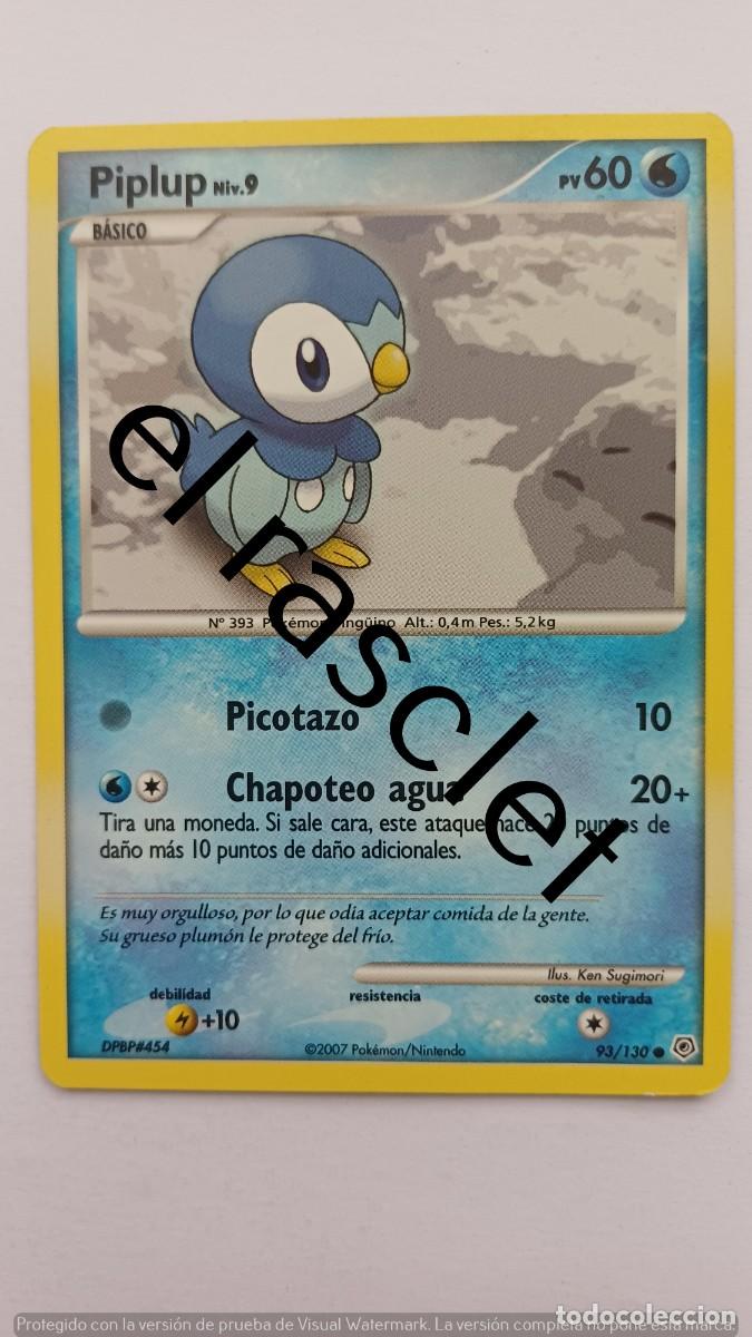 Trading Cards: CARTA PIPLUP- POKEM&Oacute;N 2007 - 93/130