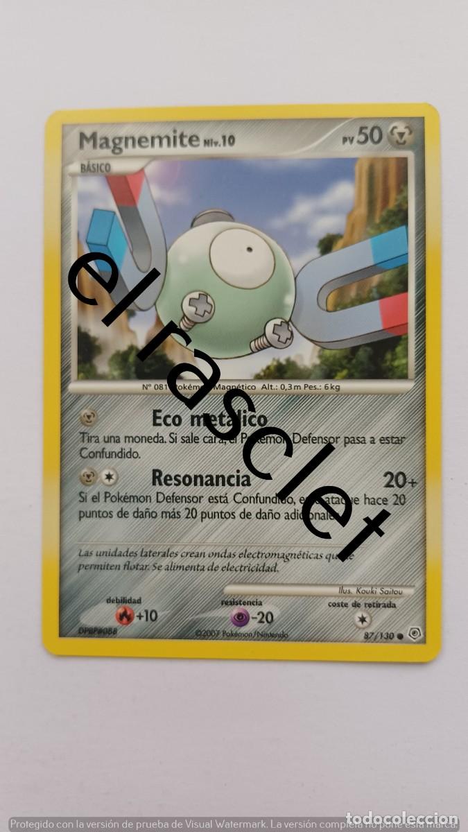 Trading Cards: CARTA MAGNEMITE- POKEM&Oacute;N 2007 - 87/130