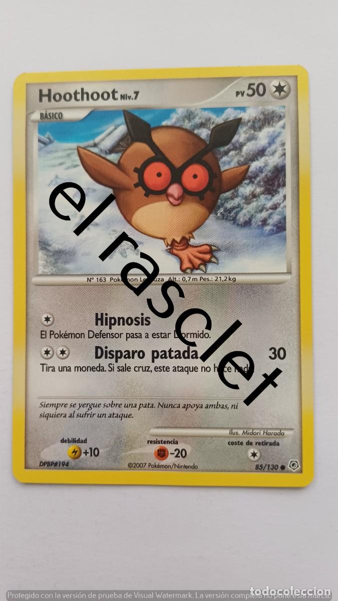 Trading Cards: CARTA HOOTHOOT- POKEM&Oacute;N 2007 - 83/130