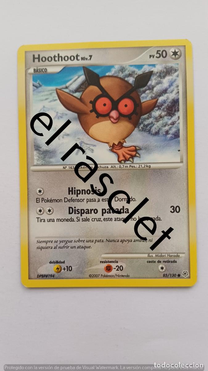Trading Cards: CARTA HOOTHOOT- POKEM&Oacute;N 2007 - 83/130