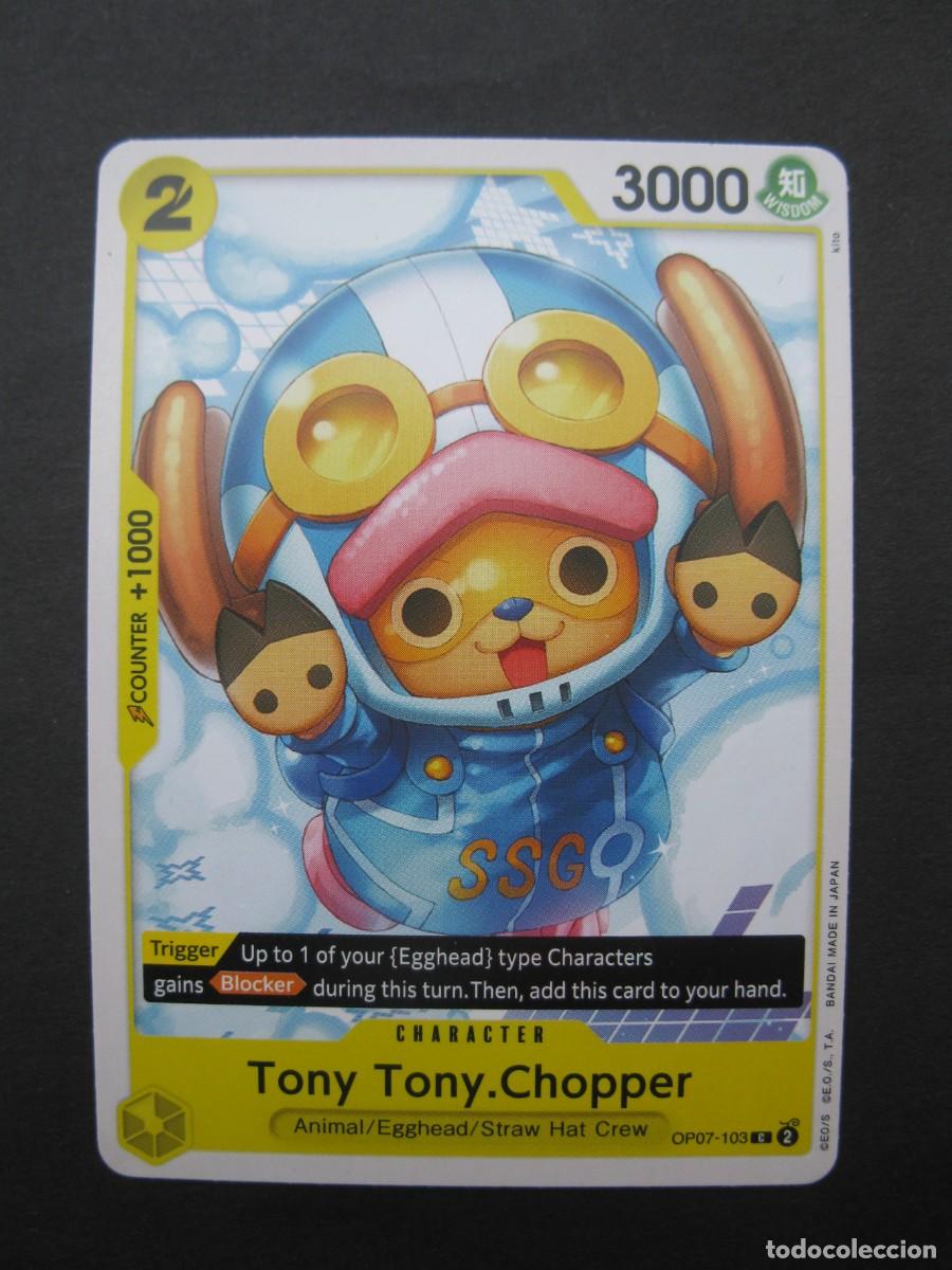 Trading Cards: CARTA - ONE PIECE - TRADING CARD - TONY TONY.CHOPPER - EN INGL&Eacute;S - BANDAI.