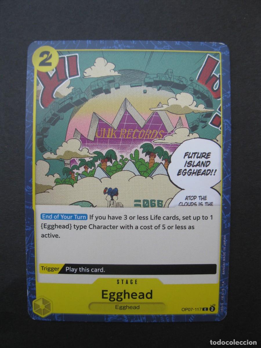 Trading Cards: CARTA - ONE PIECE - TRADING CARD - EGGHEAD - EN INGL&Eacute;S - BANDAI.